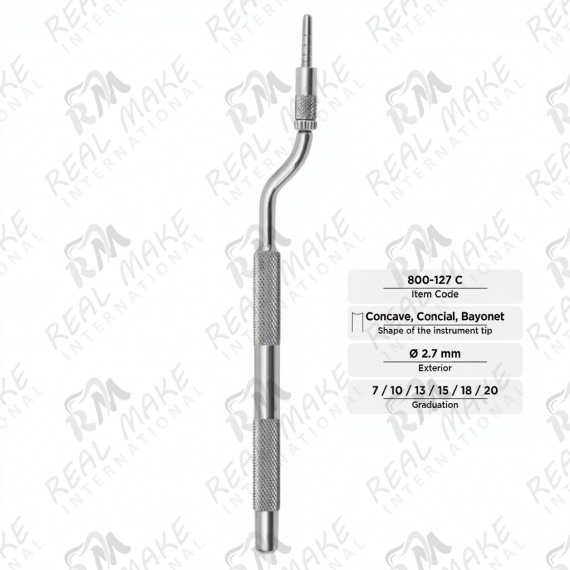 Osteotomes (Concave, Conical, Bayonet, Ø 2.7 mm)