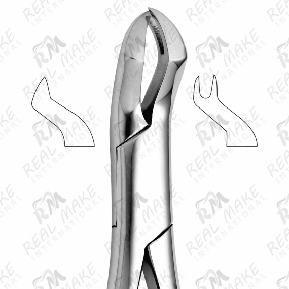 Tooth Forceps For Upper Molars Left (Nevius)
