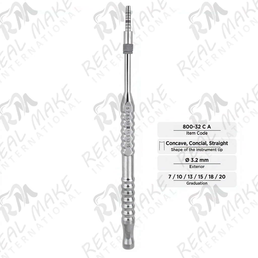 Osteotomes (Concave, Conical, Straight, Ø 3.2 mm)