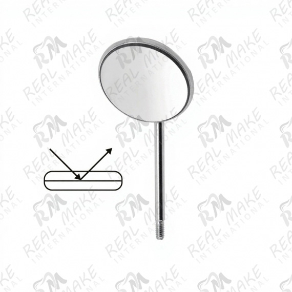 Mouth Mirror Back Surface Plane (SS Type) #4 Ø 22 mm