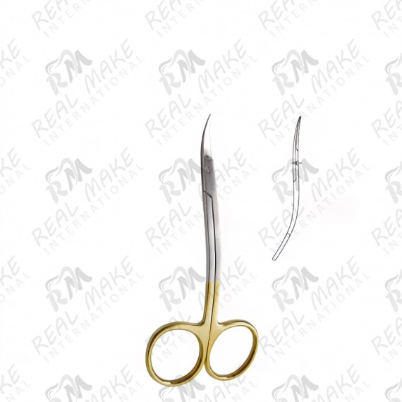 TC La Grange Scissors (Saw Edge, Double Curved)