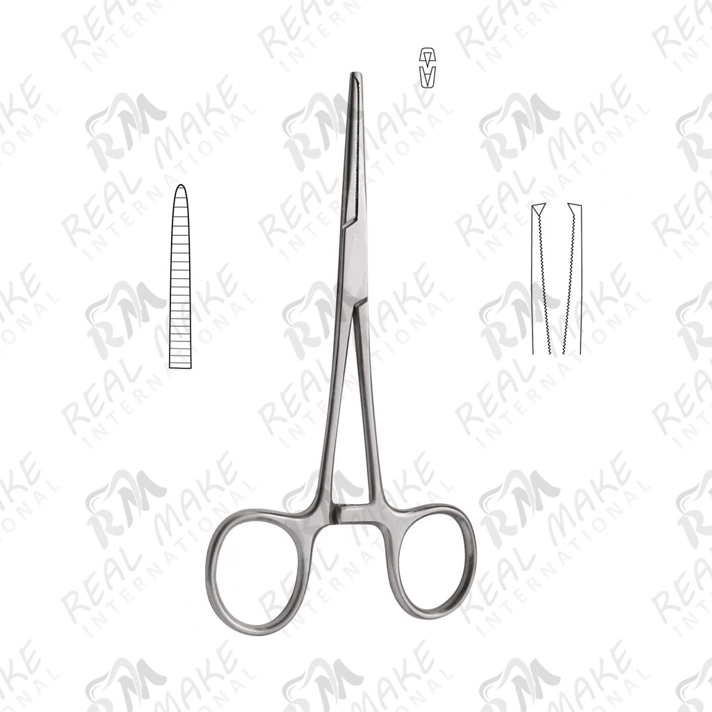 Rochester-Kocher Forceps 1x2 (Straight)