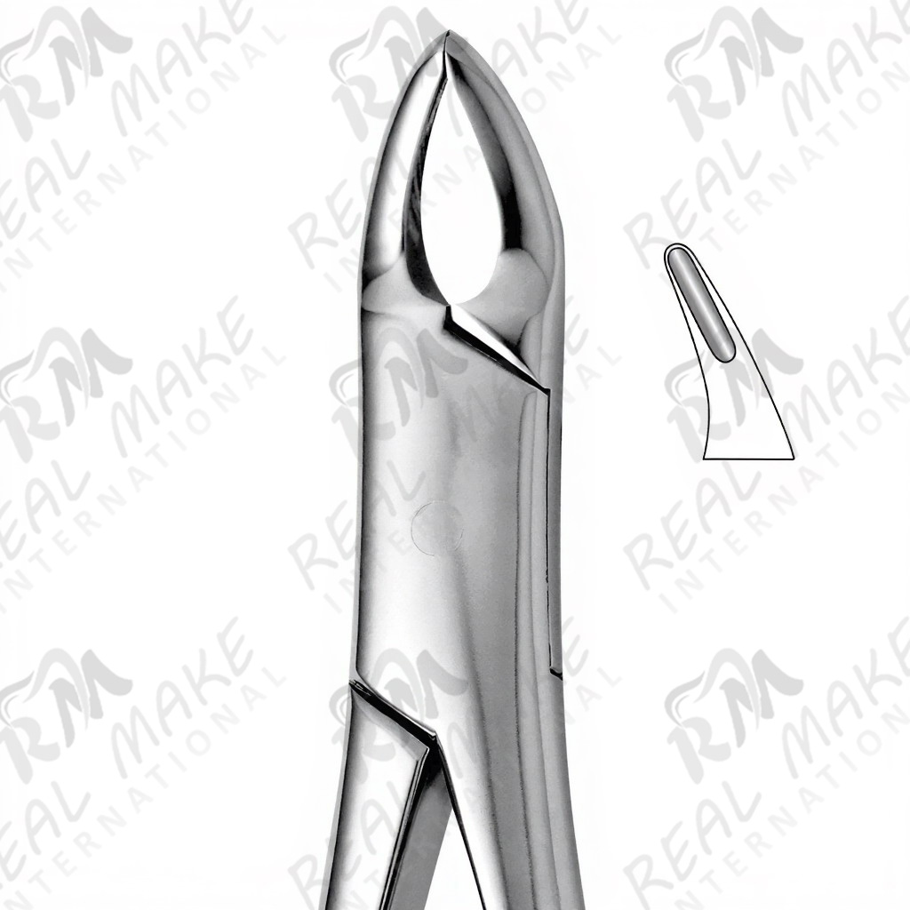 Tooth Forceps For Upper incisors, Premolars, Roots, Universal (Cryer) Code	Length 150-150	-