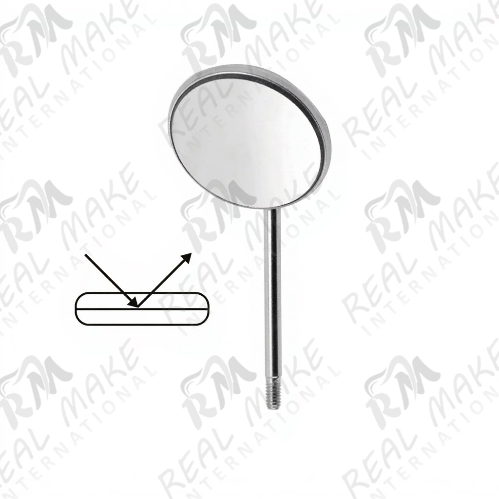 Mouth Mirror Back Surface Plane (SS Type) #5 Ø 24 mm