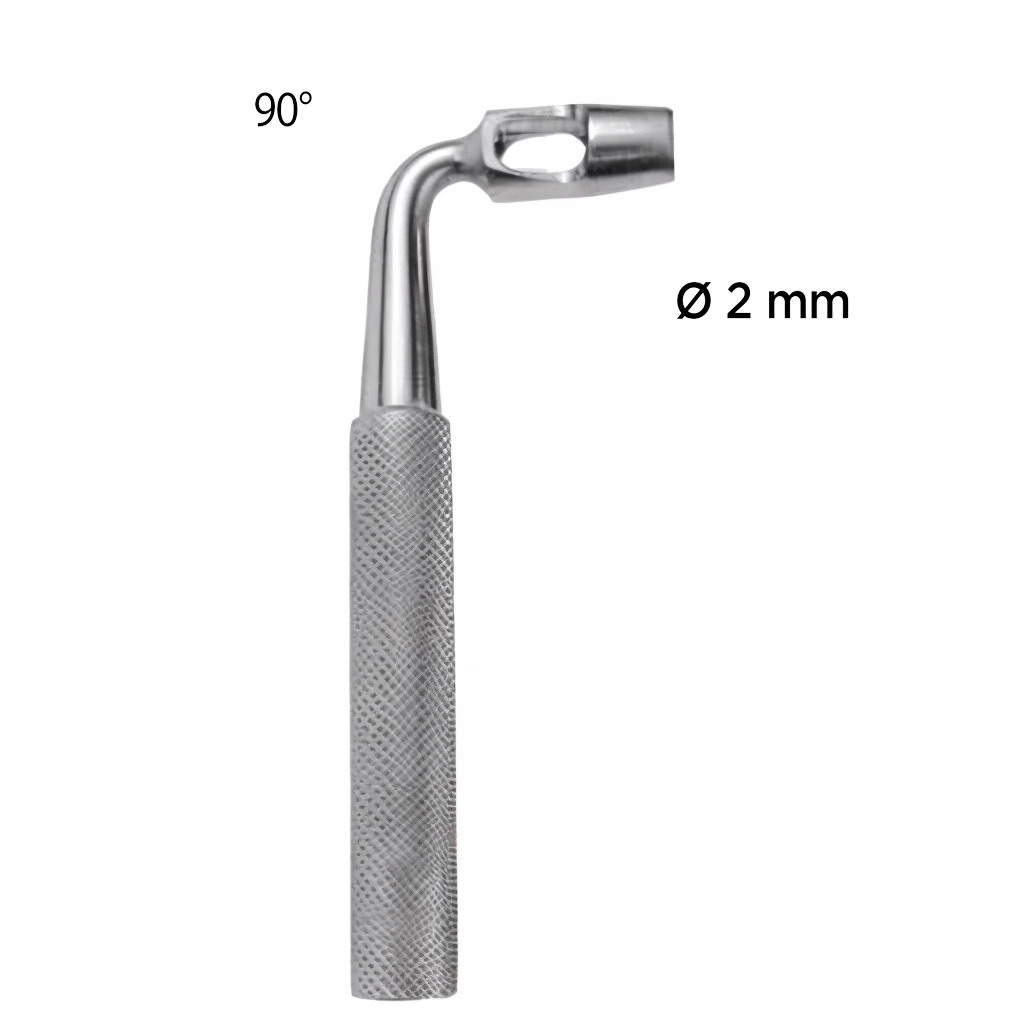Manual Tissue Punches Keyes (Curved 90°, Ø 2 mm)