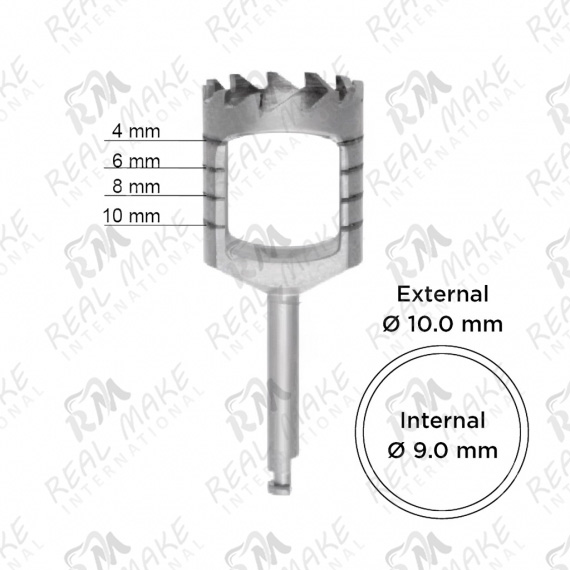 Dental Trephines (Ø 9.0 mm - Ø 10.0 mm)