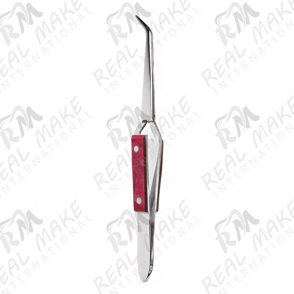 Curved Soldering Tweezers (Fiber Handles)