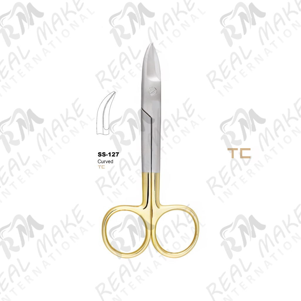 TC BeeBee Sharp Scissors (Saw Edge, Curved)