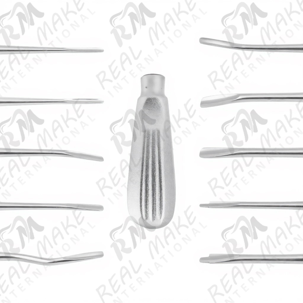 Root Elevators (Complete Set) (Metal Handle Type C)