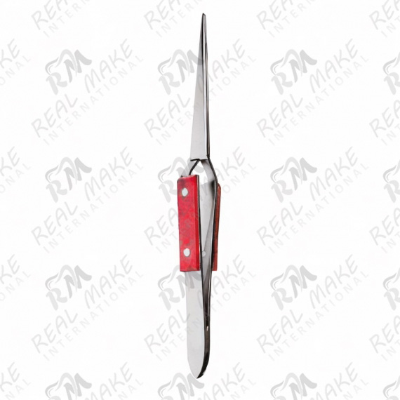 Straight Soldering Tweezers (Fiber Handles)