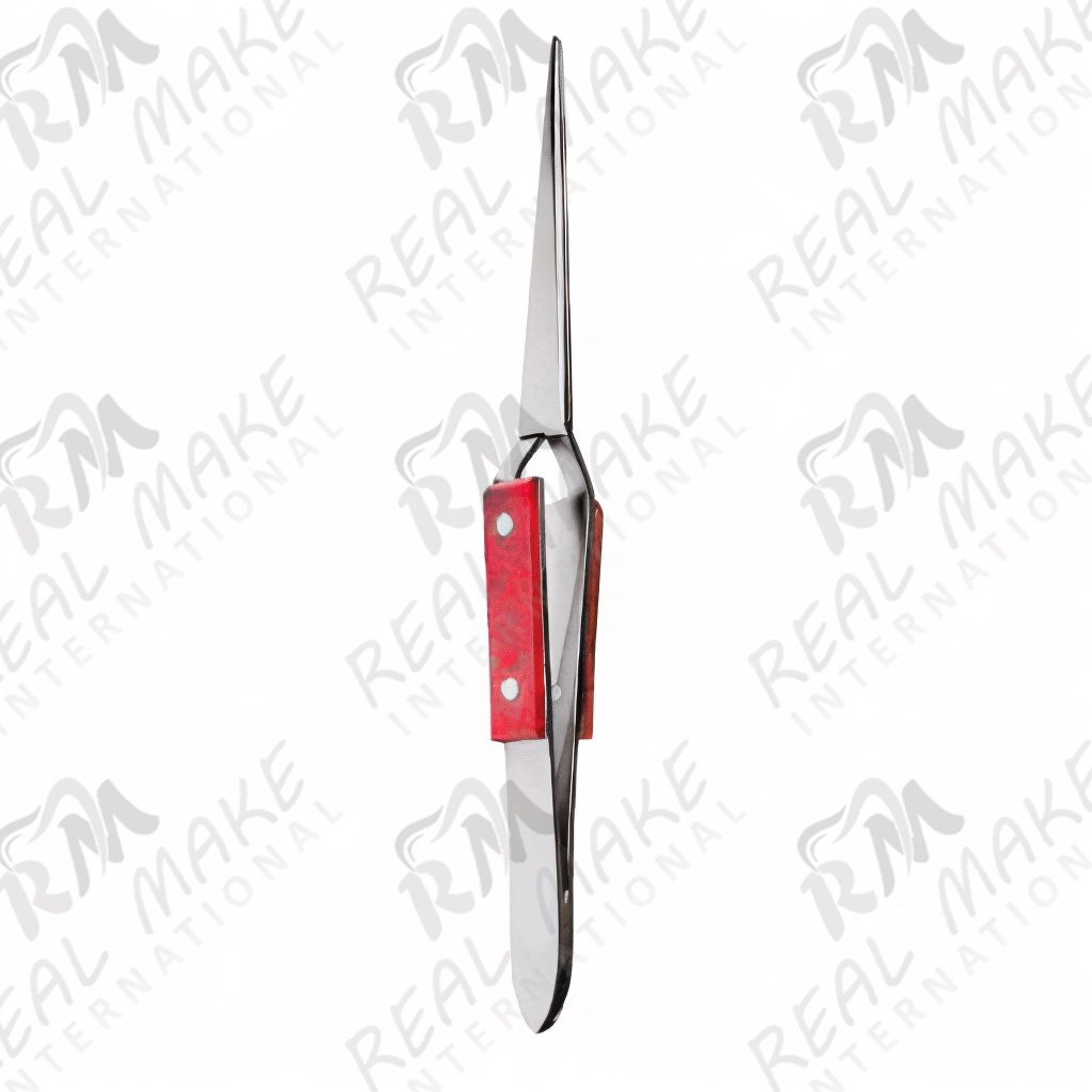 Straight Soldering Tweezers (Fiber Handles)