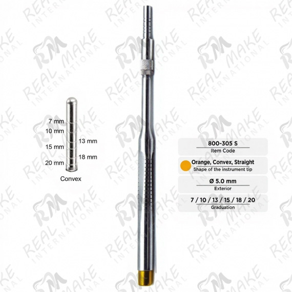 Osteotomes (Convex, Straight, Ø 5.0 mm)