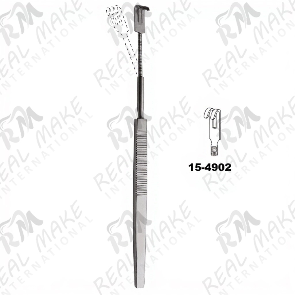 Trachea Flexible Retractor with Spring