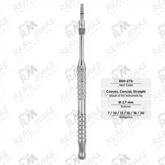 Osteotomes (Convex, Conical, Straight, Ø 2.7 mm)