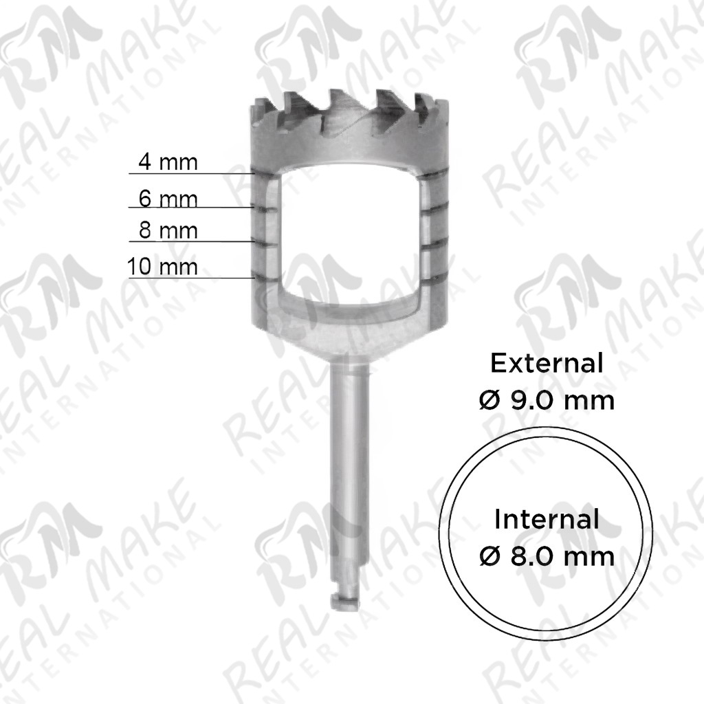Dental Trephines (Ø 8.0 mm - Ø 9.0 mm)