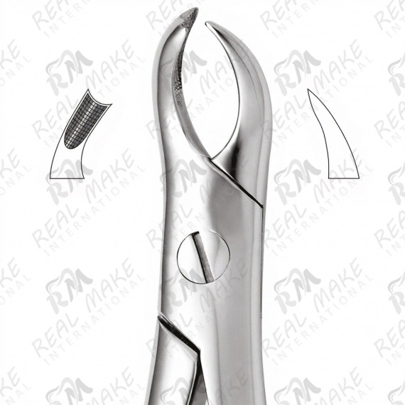 Tooth Forceps For Upper Molars, Left