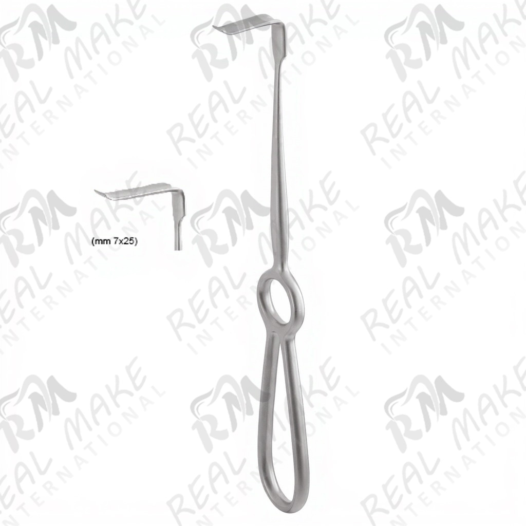 Obwegeser external Soft Tissue Retractor (mm 10 x 25) Code	Length 99-1213	210 mm
