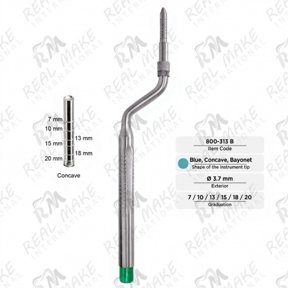 Osteotomes (Concave, Bayonet, Ø 3.7 mm)